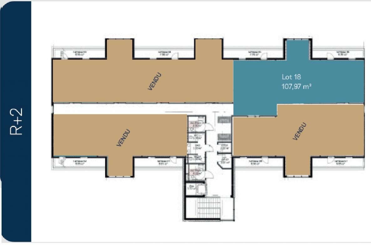 IFS - BUREAU DE 67 M² A VENDRE DANS BATIMENT NEUF