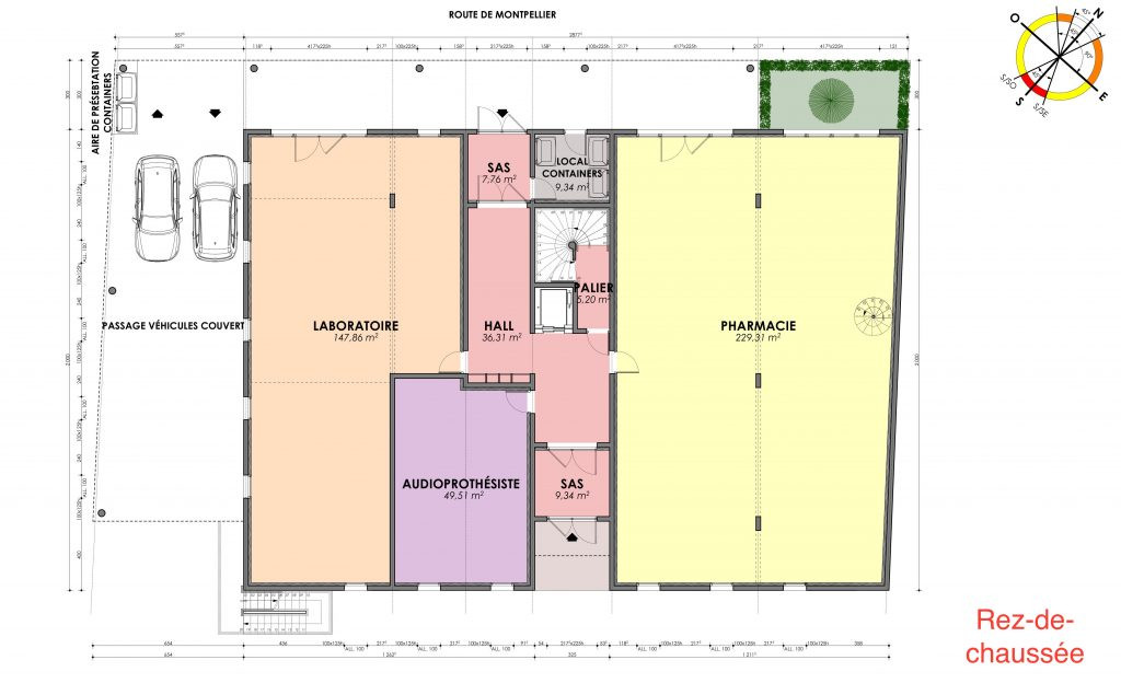 LOCAL COMMERCIAL - MAISON MÉDICALE - 1600 m2 A VENDRE A MILHAUD (GARD)