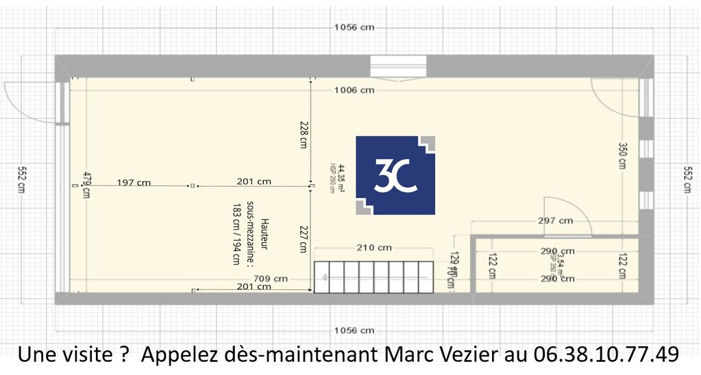 Local commercial style Loft à vendre Versailles Ouest - Extr