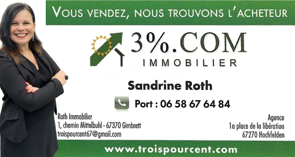 3%COM LOCAL PROFESSIONNEL de 204m2 au centre de HOCHFELDEN