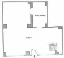 Rue Pache, une boutique de 78m² à la vente disponible