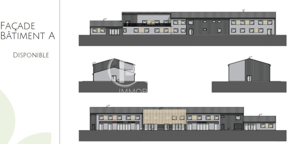 BUREAU - 250M2 - AVEC TERRASSE 71M2 - MONTIGNY EN OSTREVENT