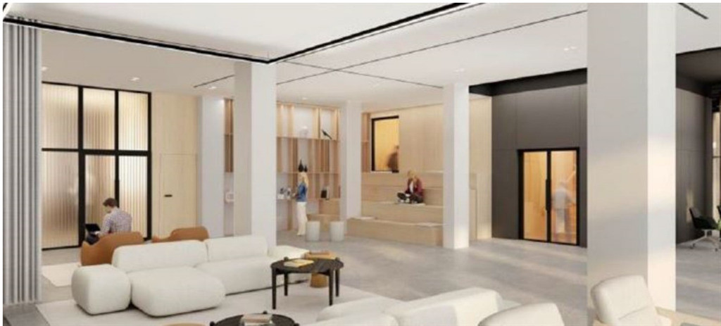 Grande surface de bureaux dans un immeuble restructuré
