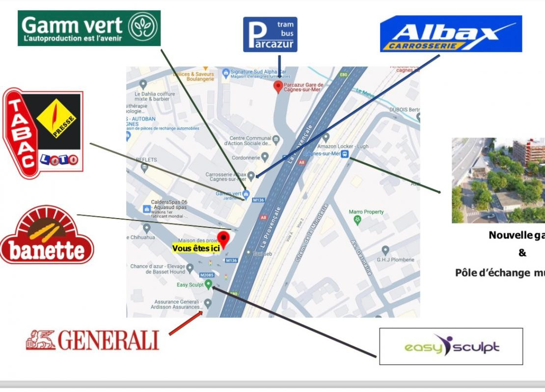 Investissement Murs commerciaux Cagnes Sur Mer 70 m2