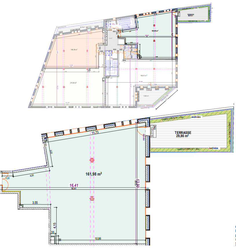 "LE ROCK BUSINESS CENTER"  - LA RAVOIRE (73490) - dans une résidence privée et sécurisée, de 18 lots de locaux professionnels