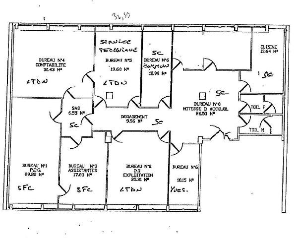 Bureaux lumineux et rénovés de 170m² à louer