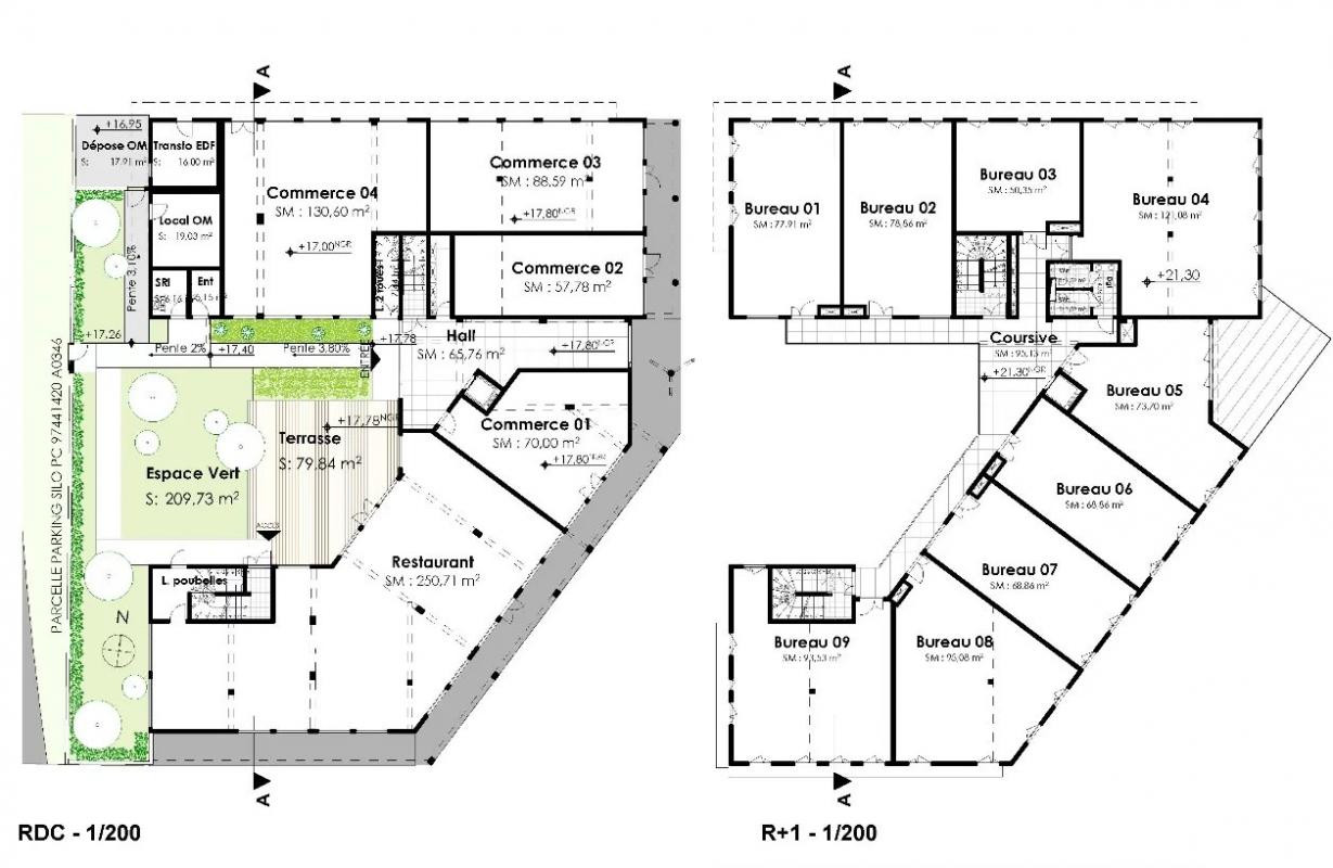 Bureau de 73,70 m2 à St Louis - Le Gol (97421) - La Réunion