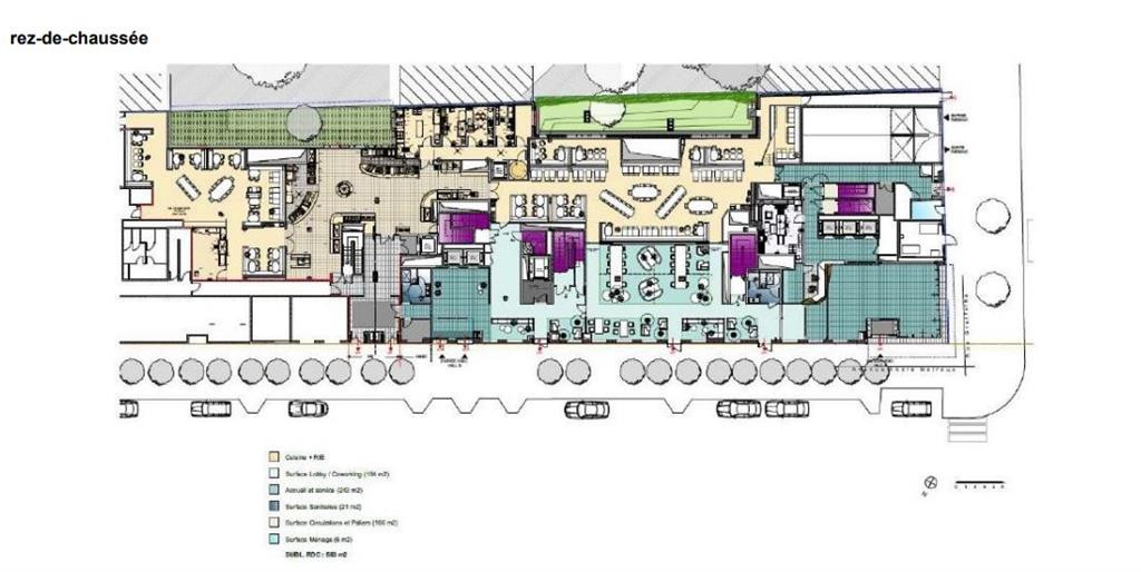 A louer des bureaux lumineux de 250 m²