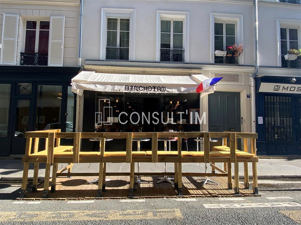 A vendre boutique occupée -BAIL NEUF RESTAURATION AVEC EXTRACTION