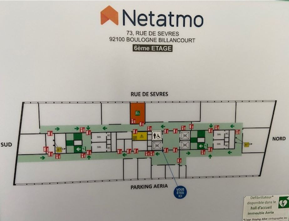 A louer, surface de bureaux de 832 m² divisibles à partir de 158 m²