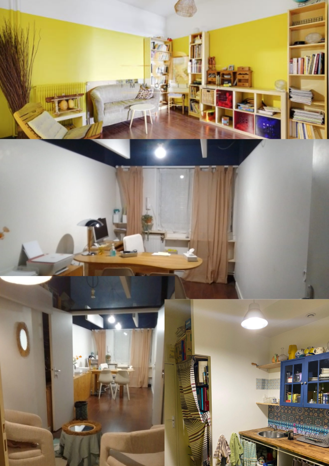 LOCATION GRAND BUREAU CHIC 20M2 JOURDAIN