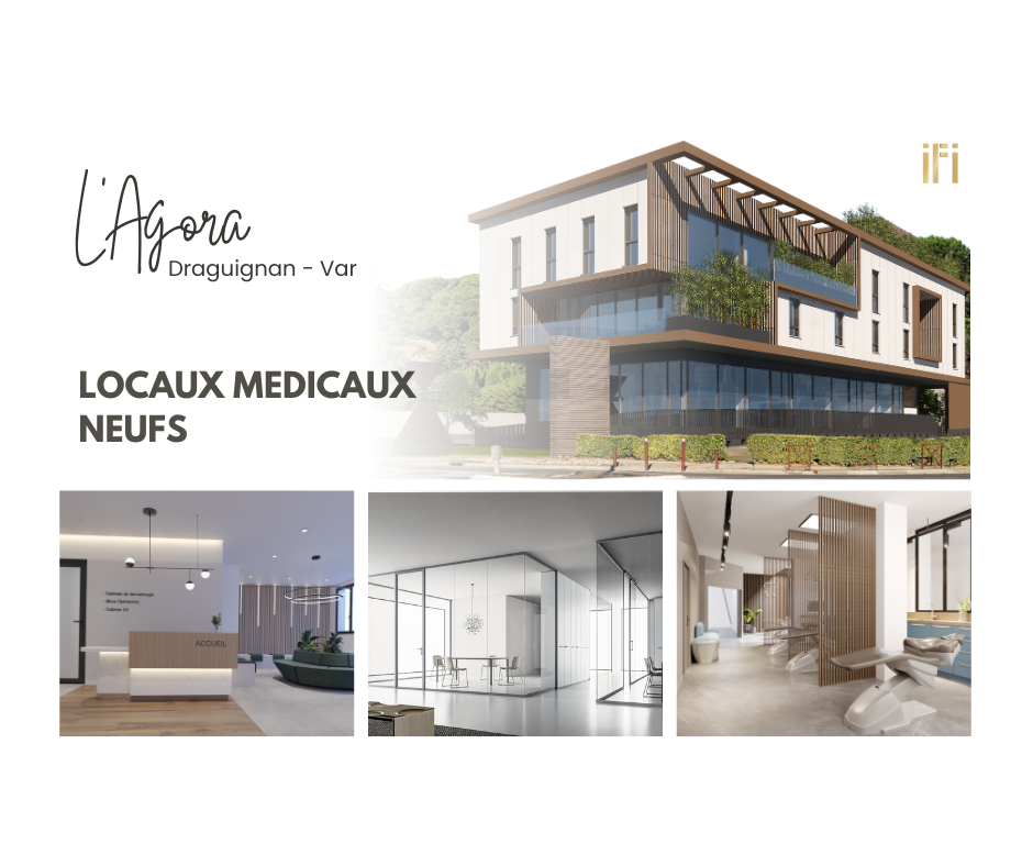 Locaux neufs - Surfaces à partir de 80 m2 pour professions médicales et paramédicales