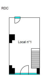 A proximité de l'Avenue Charles de Gaulle, une boutique de 34 m² en location pure disponible !