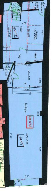 Local commercial de 108m² à fort potentiel en plein cœur du Sentier avec verrière