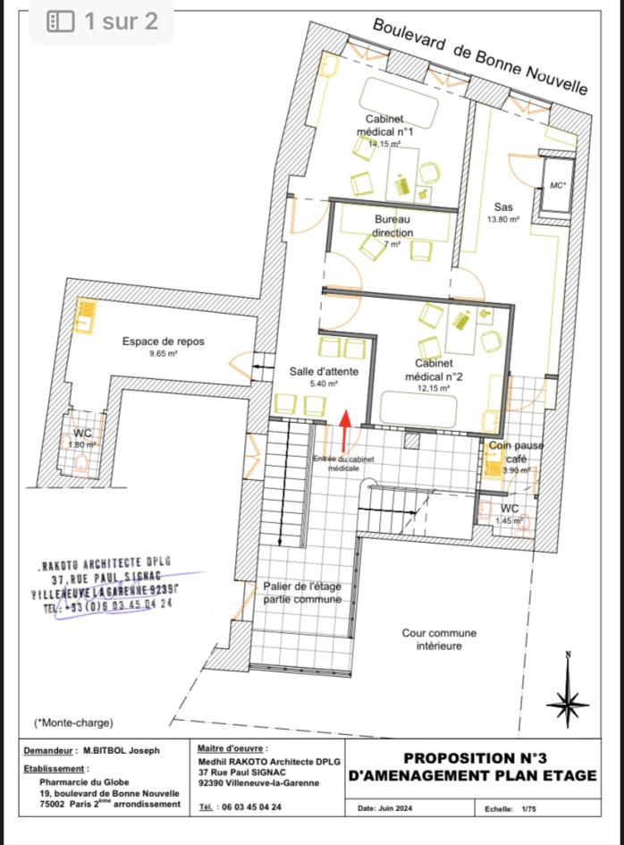 Installation médecin