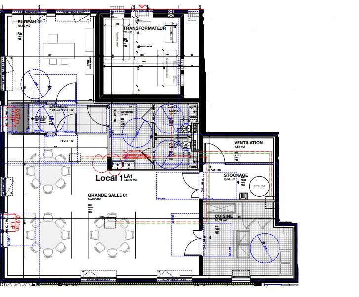 Noisy le Sec, à louer local commercial de 132,41 m²