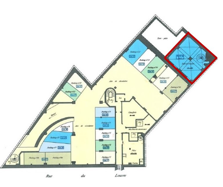Rue du Louvre bureaux en R+1 de 516 m²