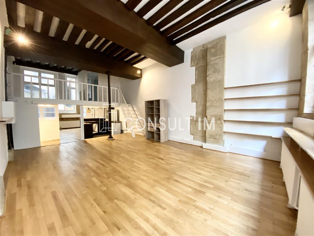 Entre Etienne Marcel et Rambuteau, locaux atypiques avec hauteur sous plafond