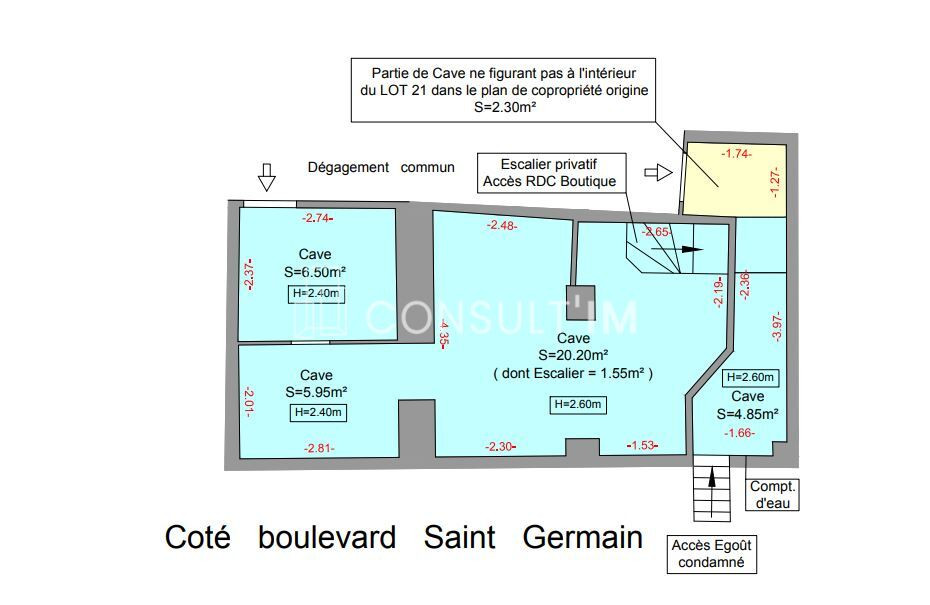 Location pure, Boulevard Saint Germain