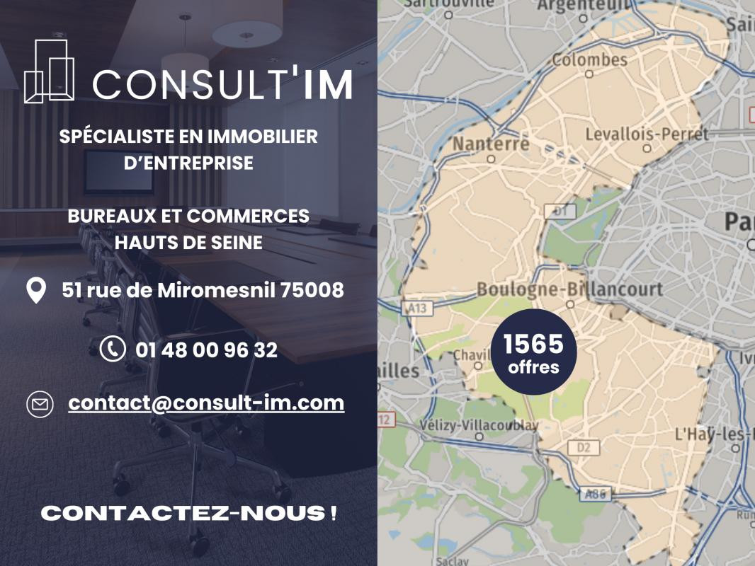 A VENDRE, Immeuble indépendant de 2306m², à proximité de la gare de St-Cloud et du T2, non divisible