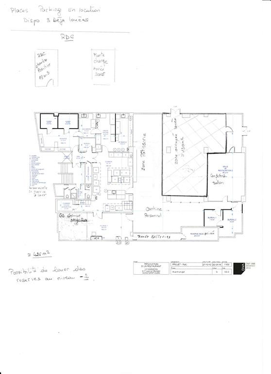A louer, grande cuisine de 426m²