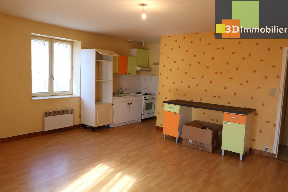 Vends petit immeuble en pierres, bon état avec 2 appartements de 56 et 58m² avec cave, petite cour au centre de Mont sous Vaudrey