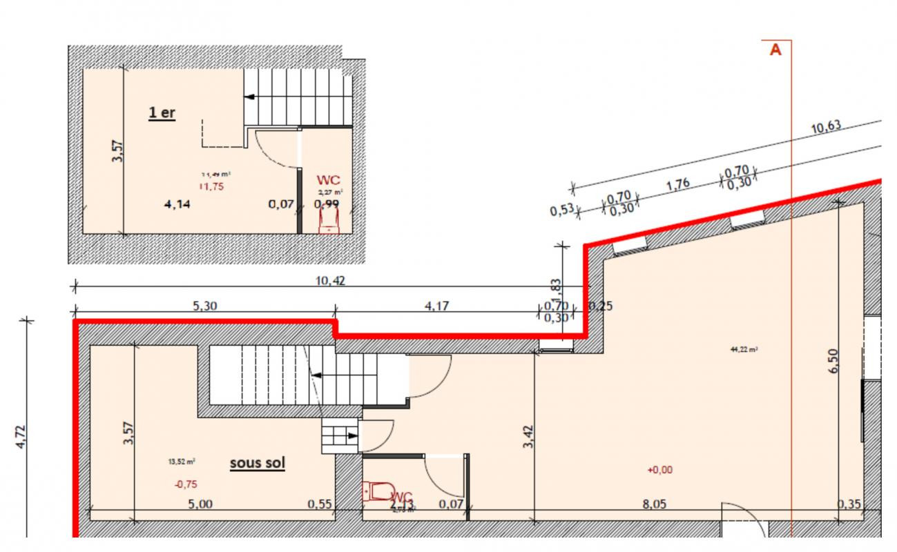 Bureau à louer de 74m² à Saint-Jean-de-Braye
