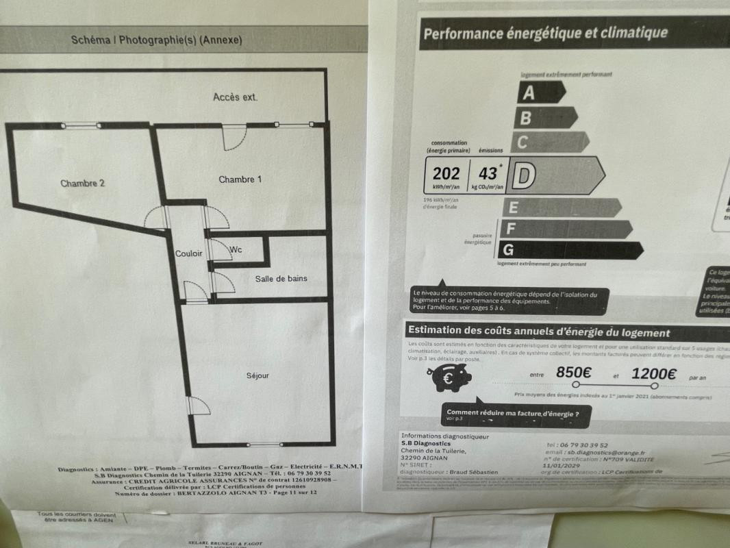 Aignan (32290) : Immeuble de rapport en centre ville