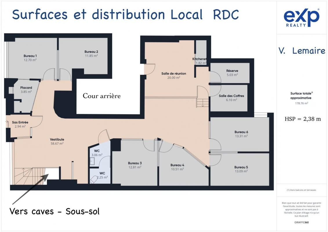 Local commercial 132 m2  - Pontault Combault