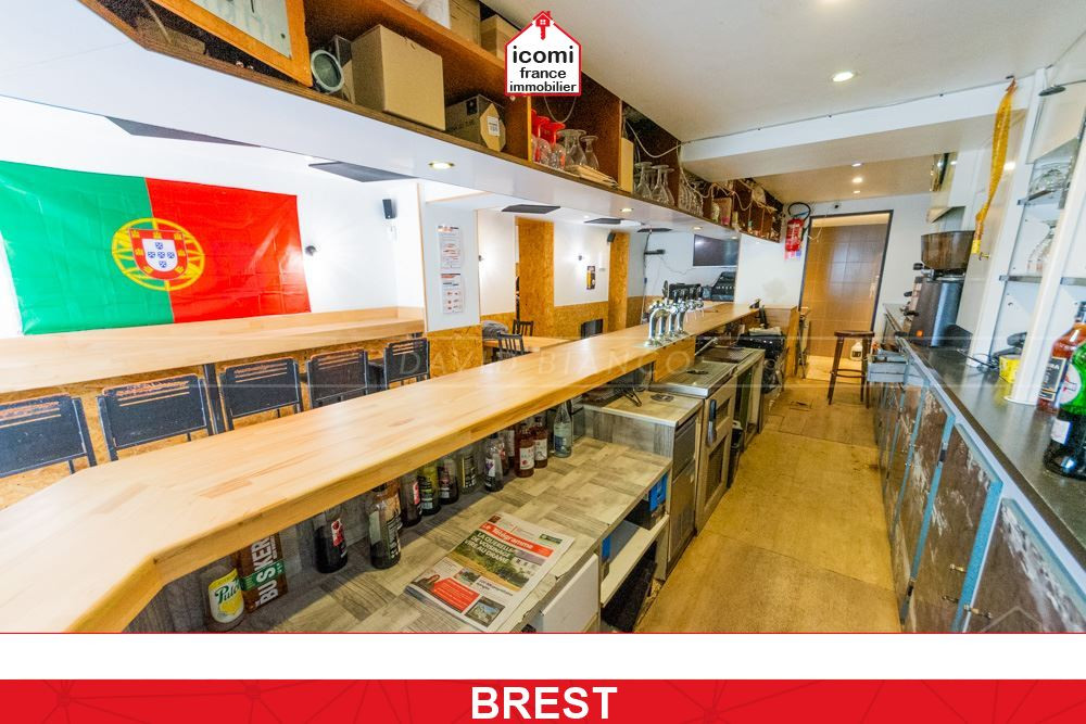 Brest - A VENDRE - FOND DE COMMERCE 86M² - BAR LICENCE IV - EN ACTIVITE AVEC CLIENTELE - CENTRE VILLE - PROCHE TRAM