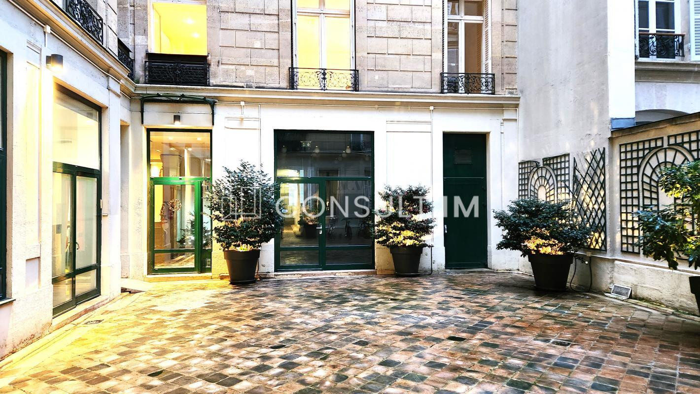 A toute proximité de la place de la Madeleine, un RDC sur cour atypique à louer de 252 m²