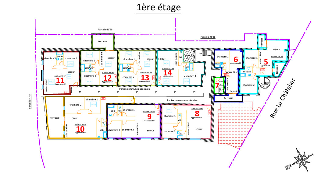 Immeuble Marseille 30 pièce(s) 877 m2