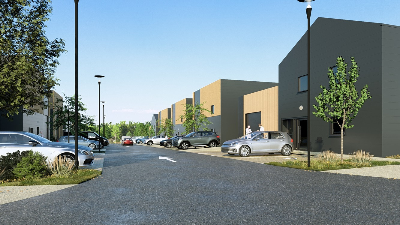 Atelilers et bureaux à vendre sur la ZAC NORMANDIKA à Fleury-sur-Orne!