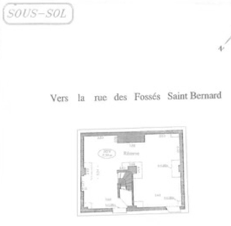 Bureaux avec double accès, pierres apparantes - Quartier de Jussieu