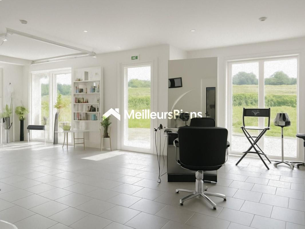 Maison et/ou local professionnel – Construction récente avec jardin – Douville