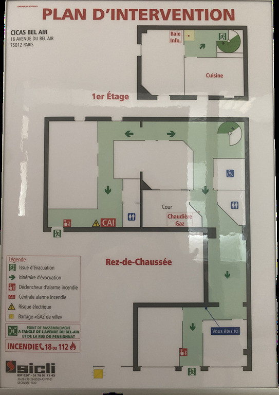A deux pas de la Place de la Nation, bureaux avec accès indépendant sur rue, ERP/PMR