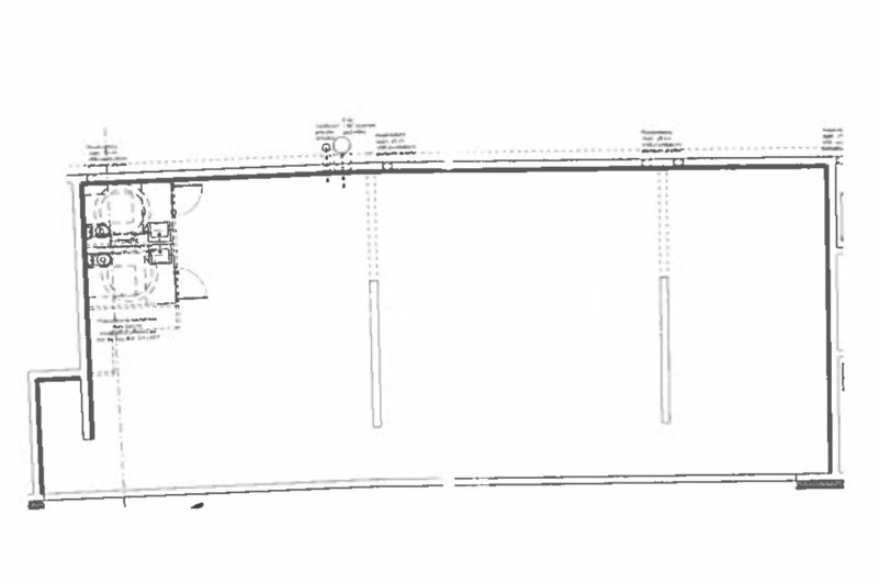 Porte de Clichy, local commercial de 171 m²
