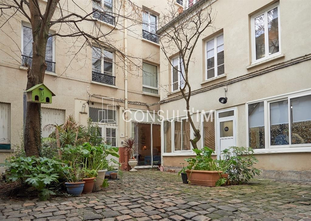 Bureaux au calme sur cour arborée proche Bastille