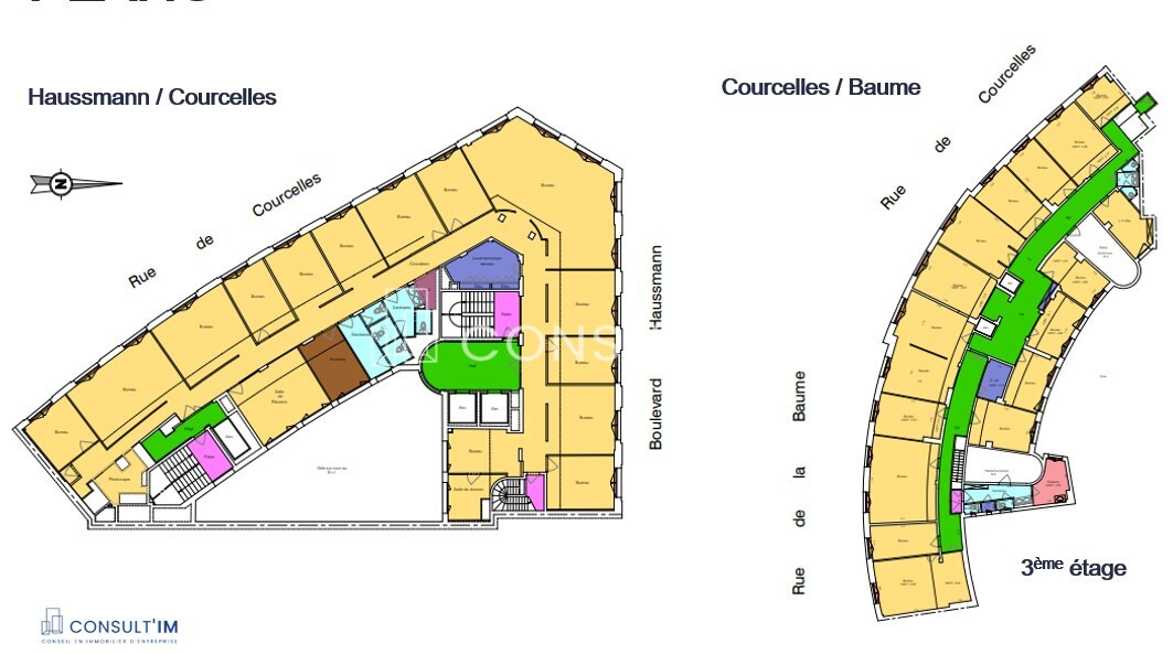 Au coeur du QCA, 2000 m² à louer sur 3 niveaux
