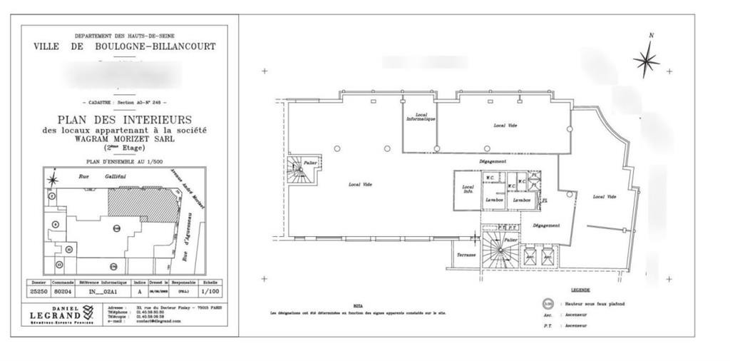 A louer des bureaux avec terrasse privative