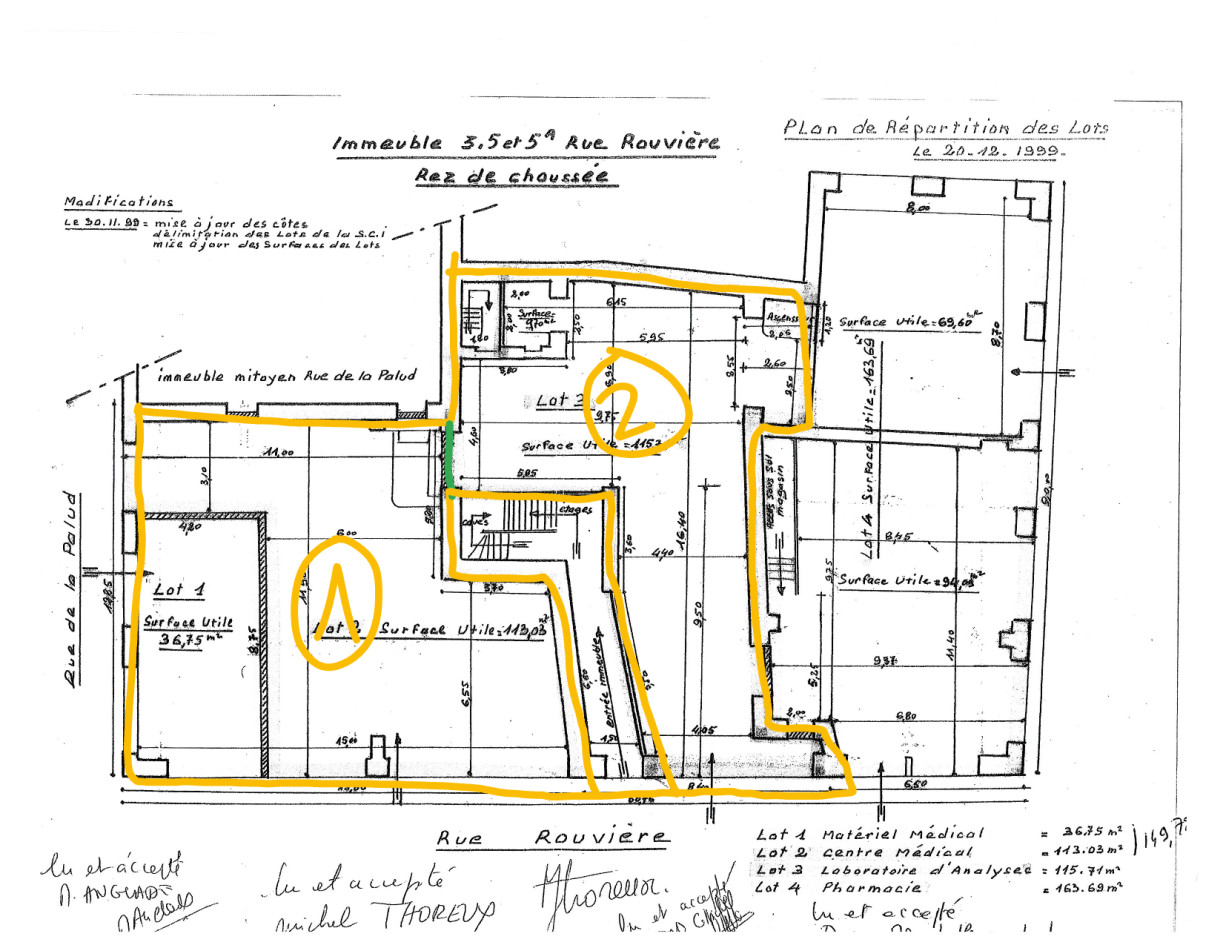 Cabinet Médical - 255 m² - Noailles / Cours Lieutaud
