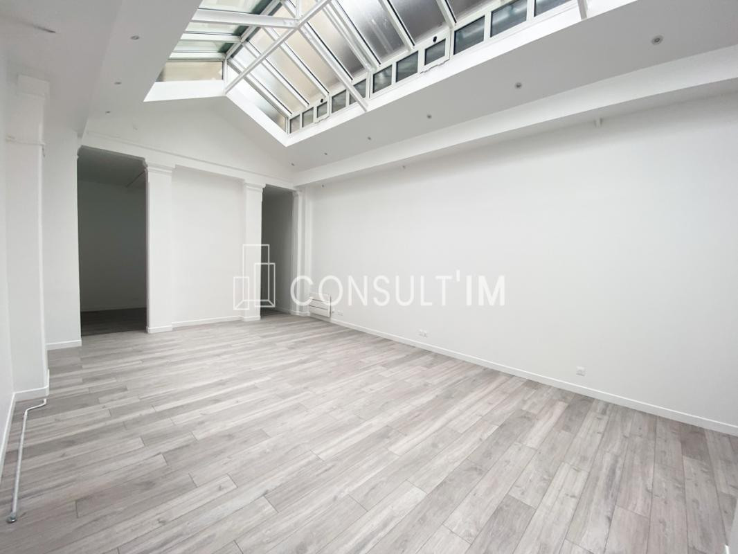 bureaux rénovés sous verrière