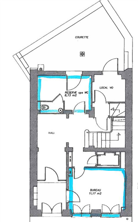 Bureaux à louer avec terrasse privative