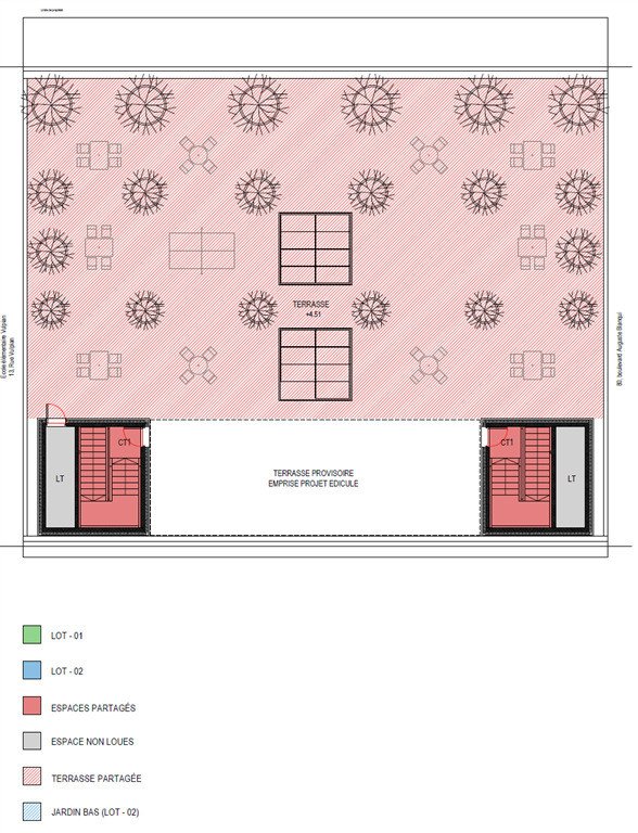 A louer bureaux en très bon état avec terrasse