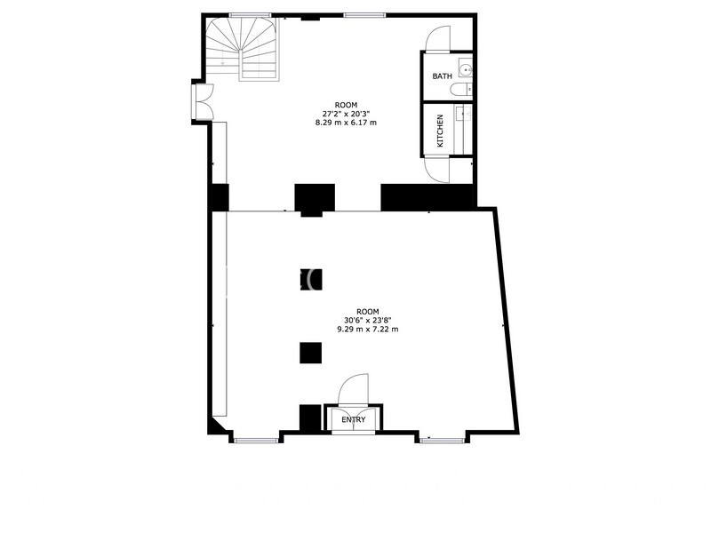 Quartier les Archives, boutique de 203 m²