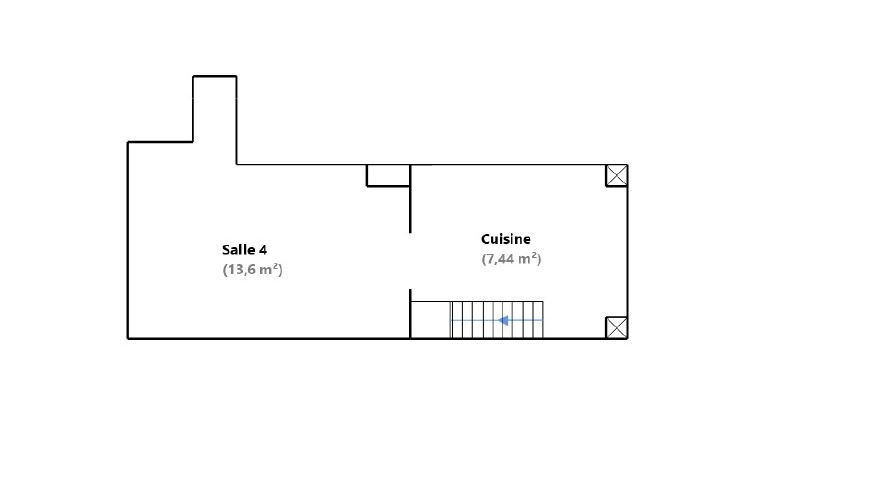Bureaux sur rue et sous-sol