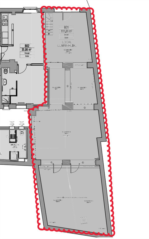 Paris 19 bureaux calme sur cour