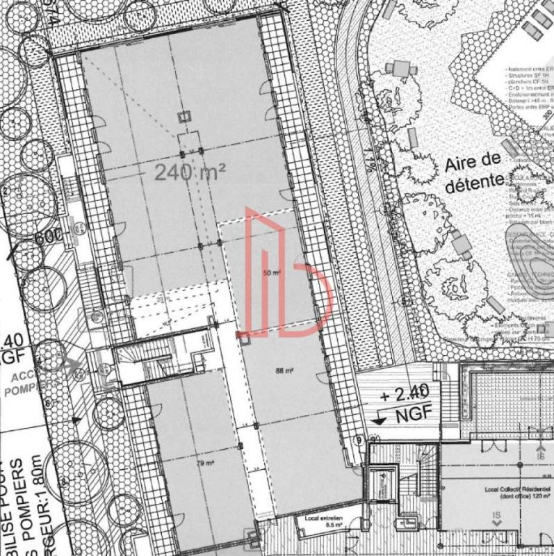 A louer Bureaux 262m2 Bruges Lac - bruges