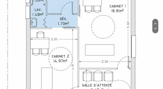 Partage de cabinet paramédical à Maurecourt, idéal pour professionnel de santé