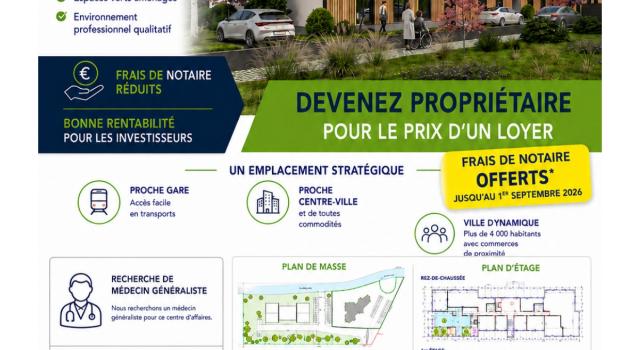 BUREAU NEUF A VENDRE DANS CENTRE D'AFFAIRES